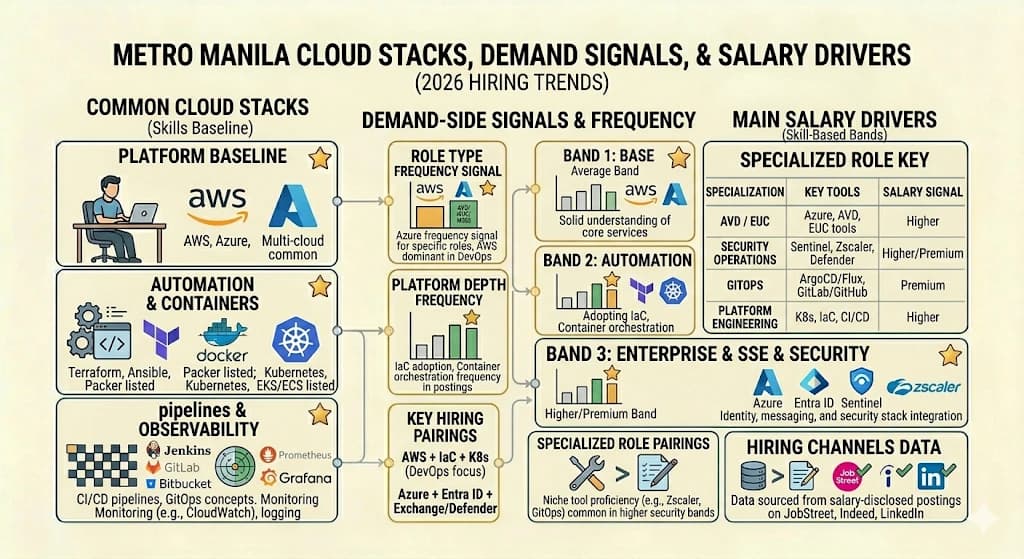 Live Metro Manila cloud engineer salary examples for 2026